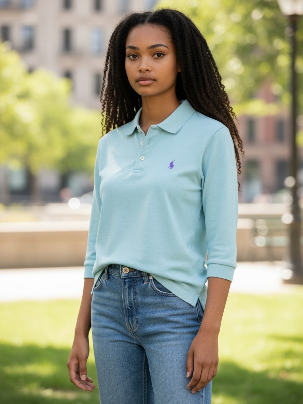Ralph Lauren Sport Pale Blue Polo